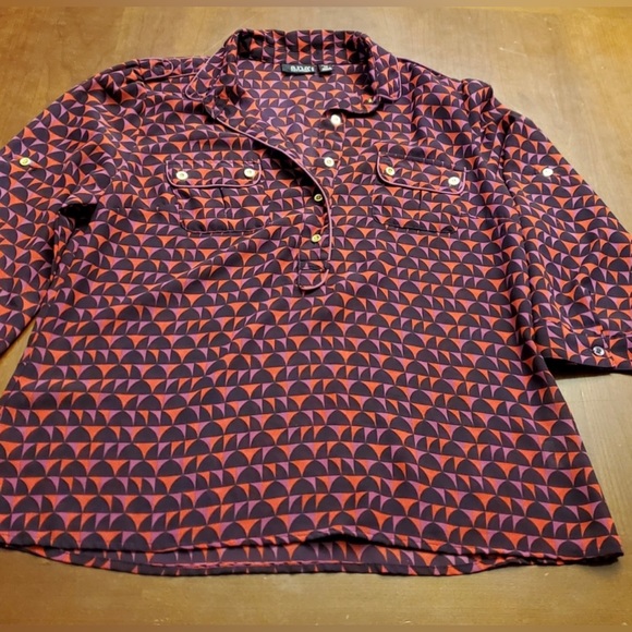 Ana Quarter sleeve ladies' blouse is a size Petite Medium - Picture 3 of 4